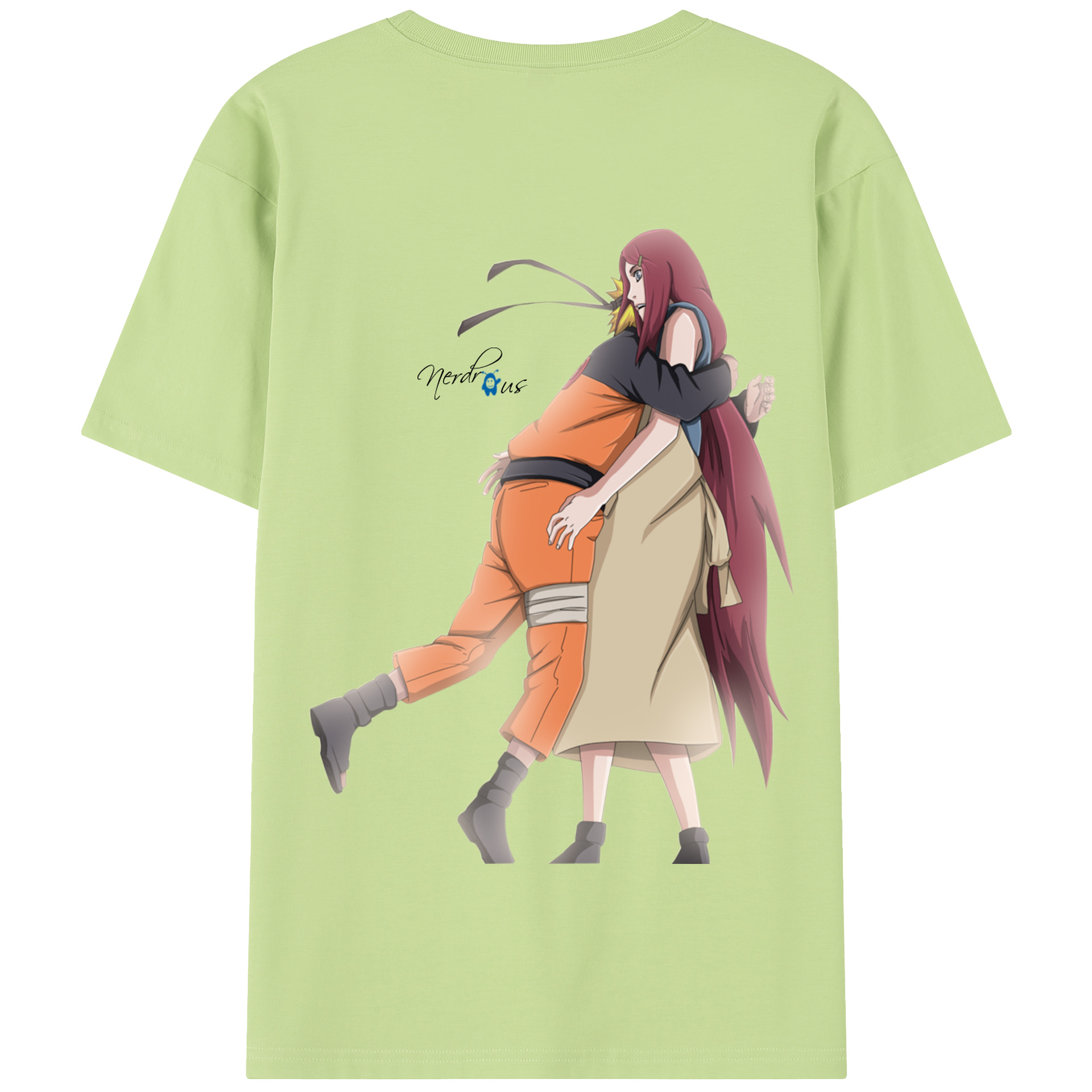 （画像用） NARUTO -ナルト- うずまき ナルト Uzumaki Naruto 綿100％半袖Tシャツ（背面プリント）